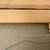 Vintage Oil on Canvas signed Modernist Gustav Adolf Johansson 1972