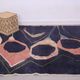 Vintage Abstract Beni Merirt Rug 180 x 225 cm, Beni Ourain Rug, Boho Rug