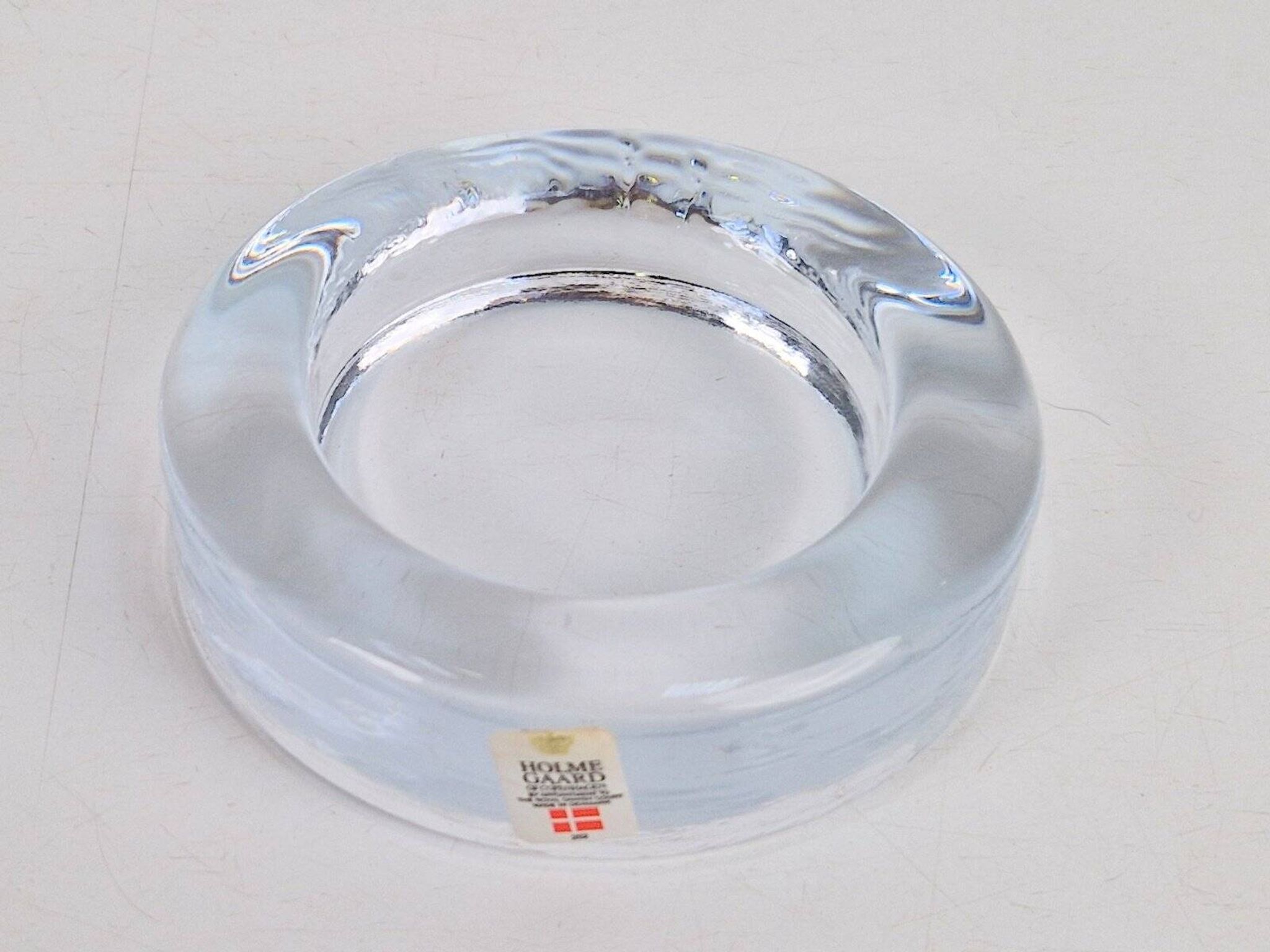 Vintage Ashtray by Torben Jørgensen for Holmegaard, 1980s