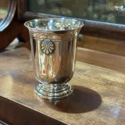 Silver-plated metal timbale ravinet d'enfert