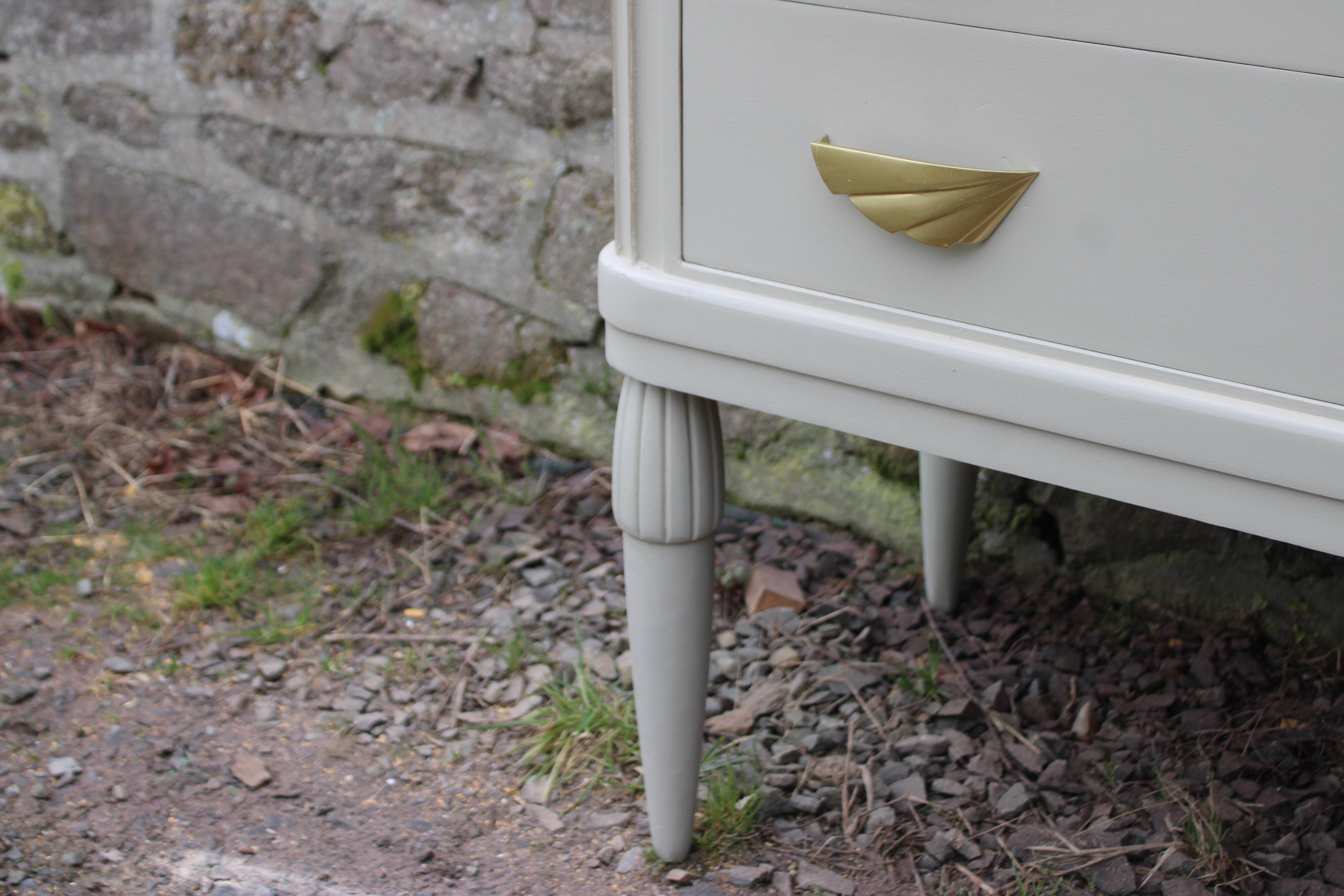 Antique art deco chest of drawers
