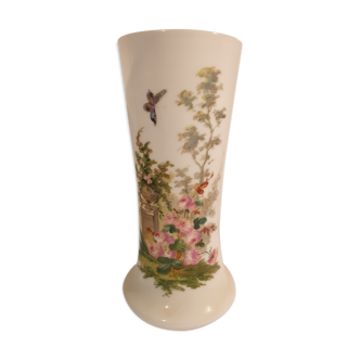 Opaline vase flower decoration superb condition 30 cm 930 g