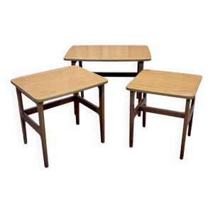 Suite de 3 tables gigognes