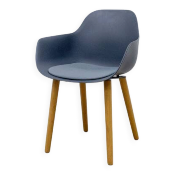 Chaise Crassevig Pola Round gris foncé