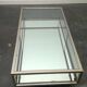 1970 chrome showcase coffee table