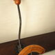 Vintage walnut wall-mounted coat rack for school, bistro.