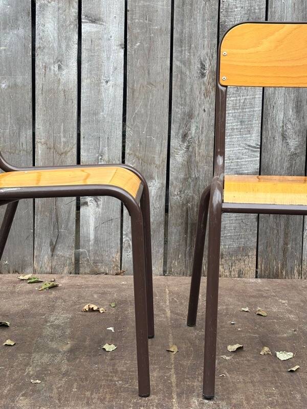 Vintage Mullca 510 stacking chair – French design