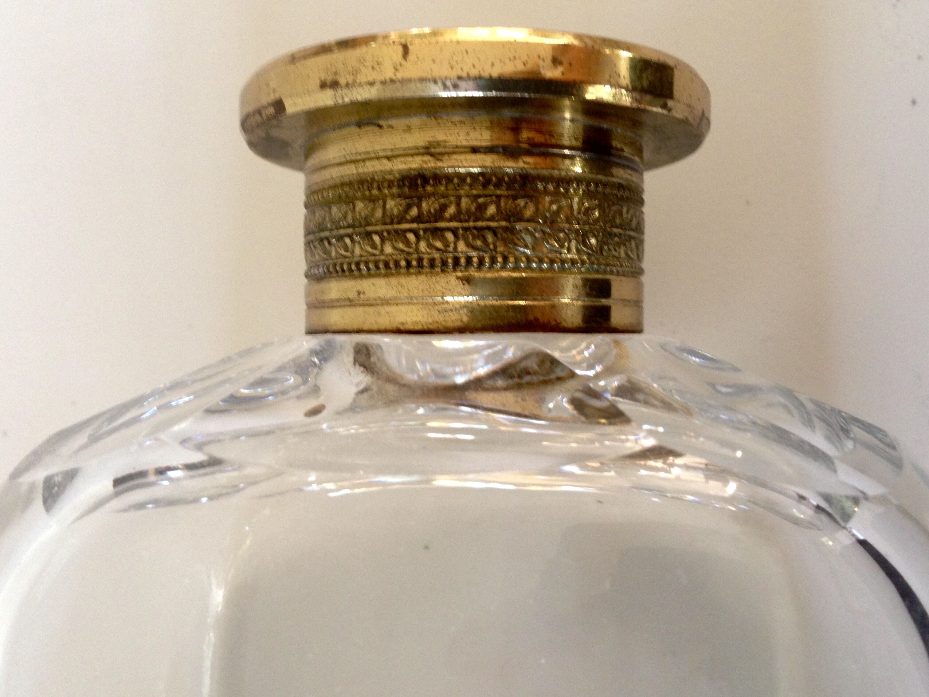 Crystal whiskey decanter