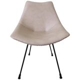Zakonom zasticeno chair, white leatherette, 1960s