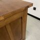 Oak and veneer counter or desk