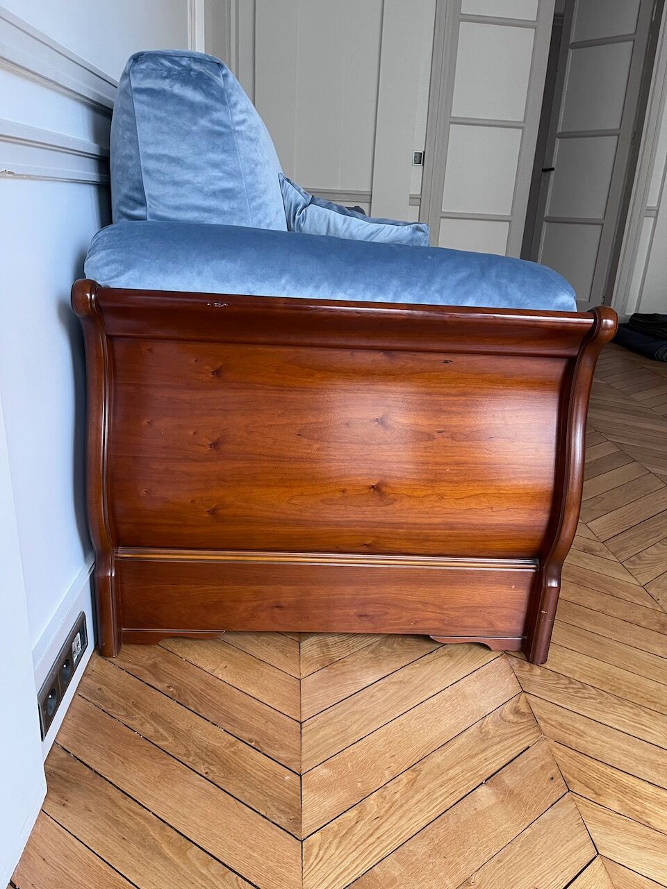 Lit bateau gigogne style Louis Philippe