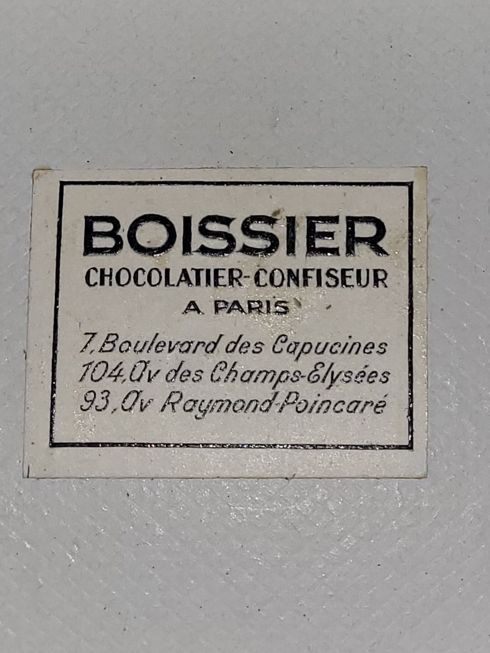 2 boxes boissier - vintage