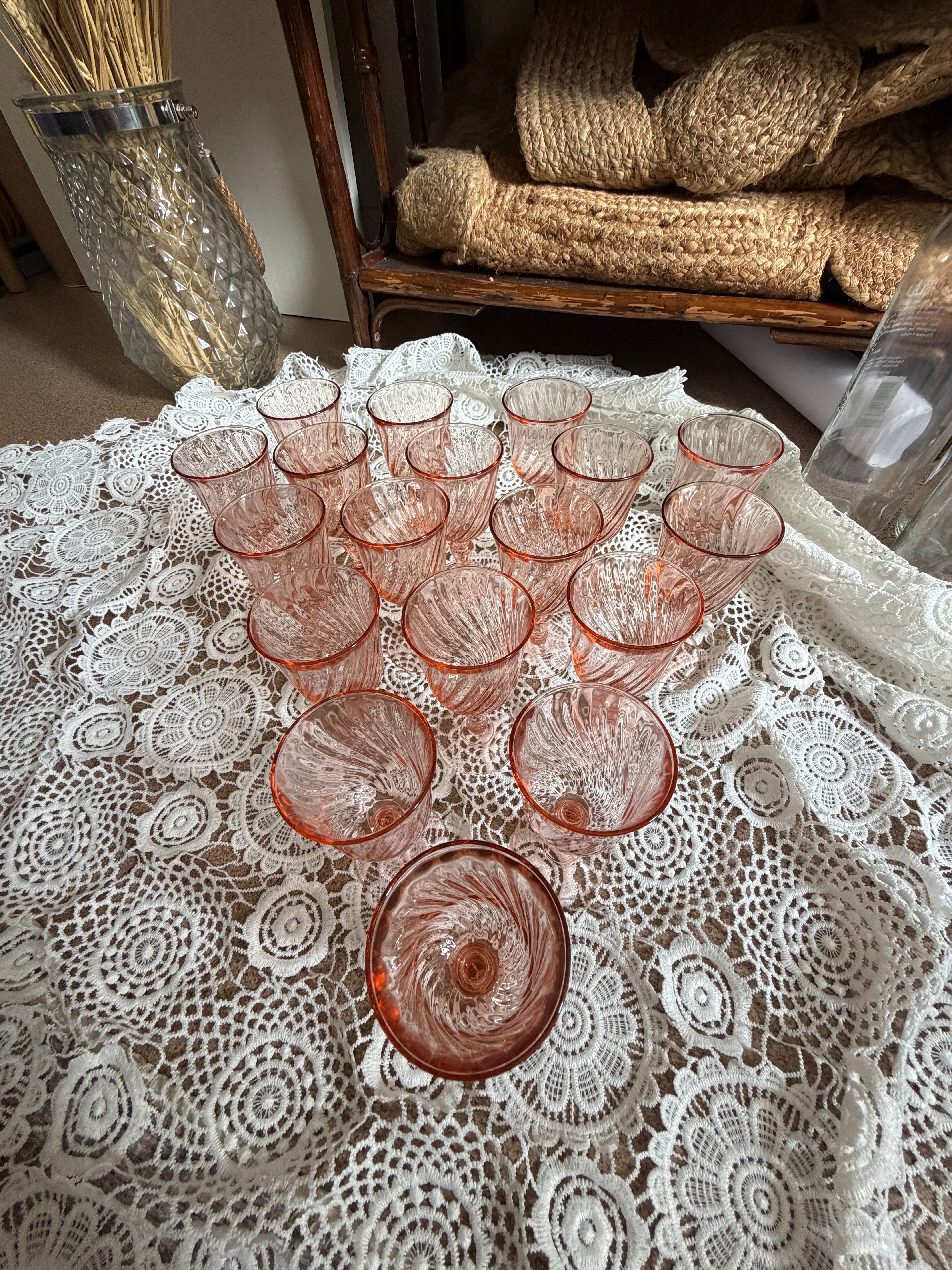 Verres à liqueur Rosaline