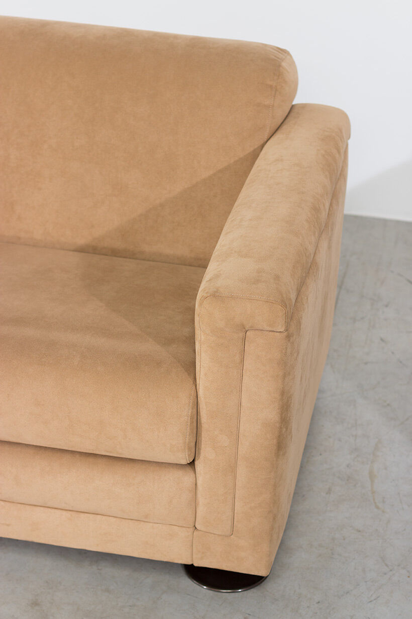 Pair of glass Valeria and Alfredo Bonetti d120 for Tecno chairs