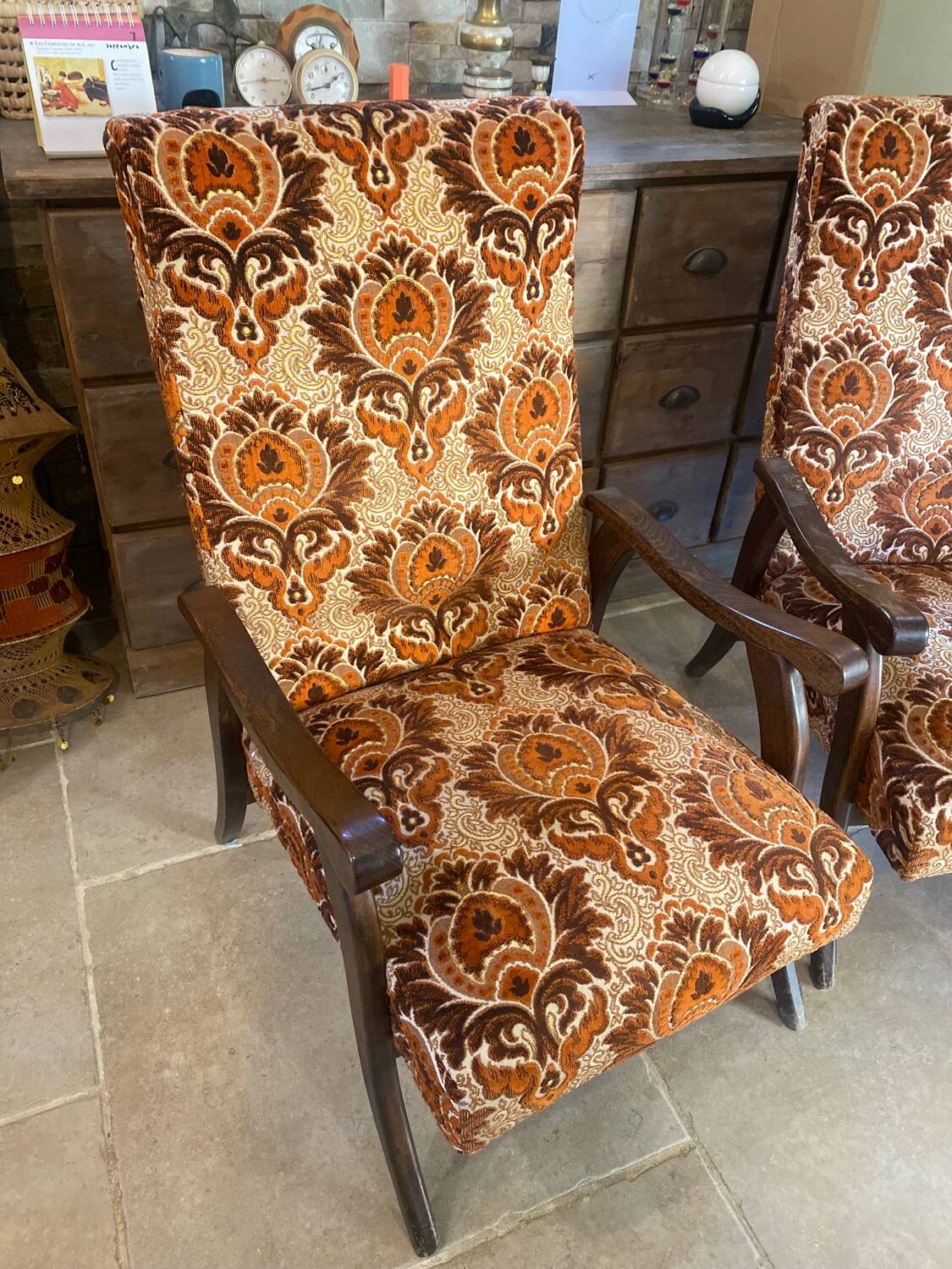 Pair of 50s armchairs