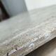 Travertine coffee table - 70s - brutalist and minimalist - Italy