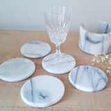 Vintage marble coasters