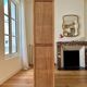 Armoire vitrée en chêne brut (rénovée)