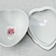 Sugar bowl with its lid in Limoges porcelain by Bernardaud.