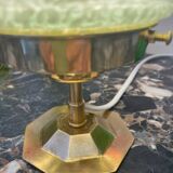 Skyscraper building art deco table lamp