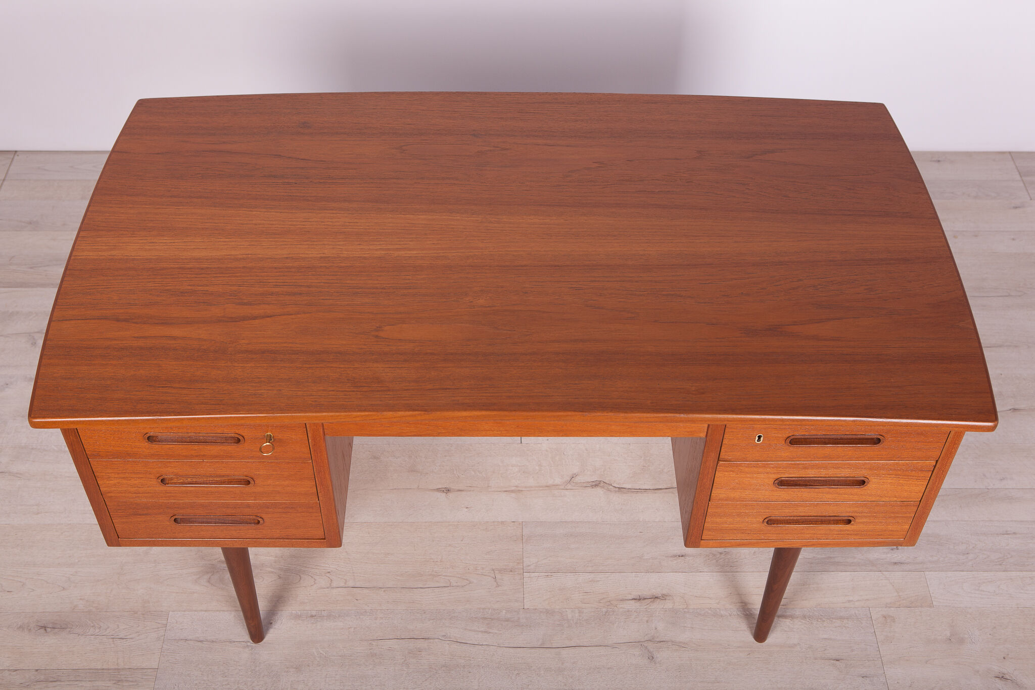 Mid-Century Danish Teak Desk, 1960s