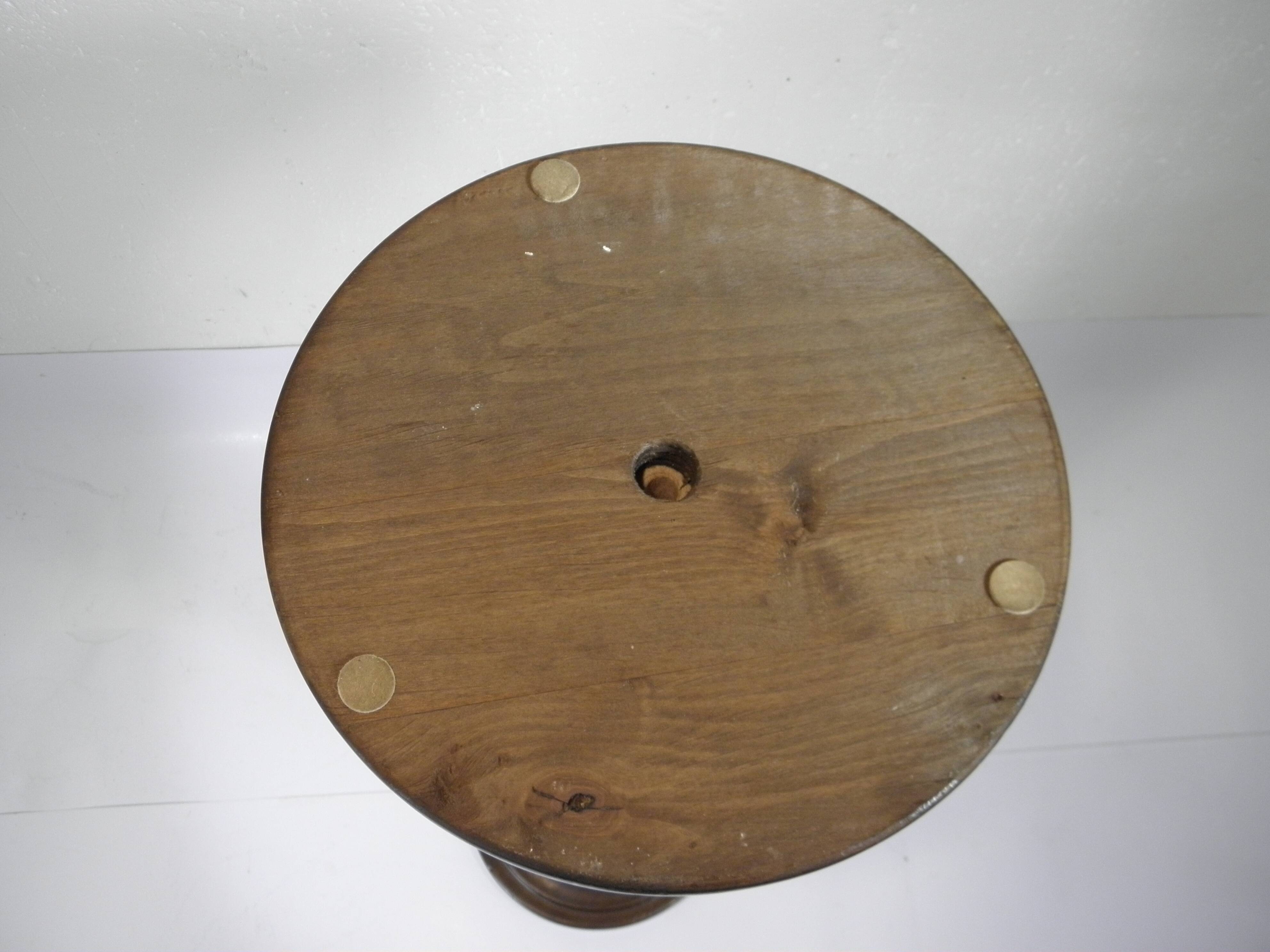 Wooden column pedestal 85 cm