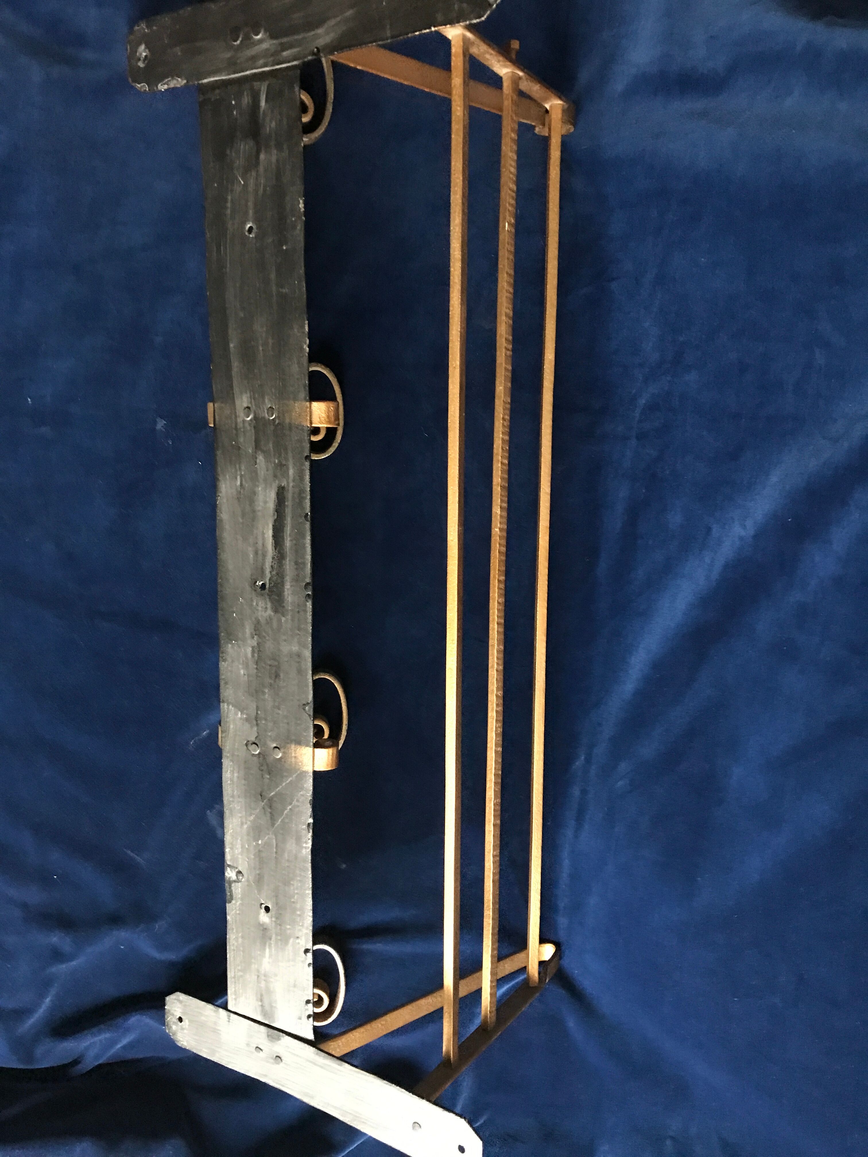 Portemanteau vintage en fer forgé