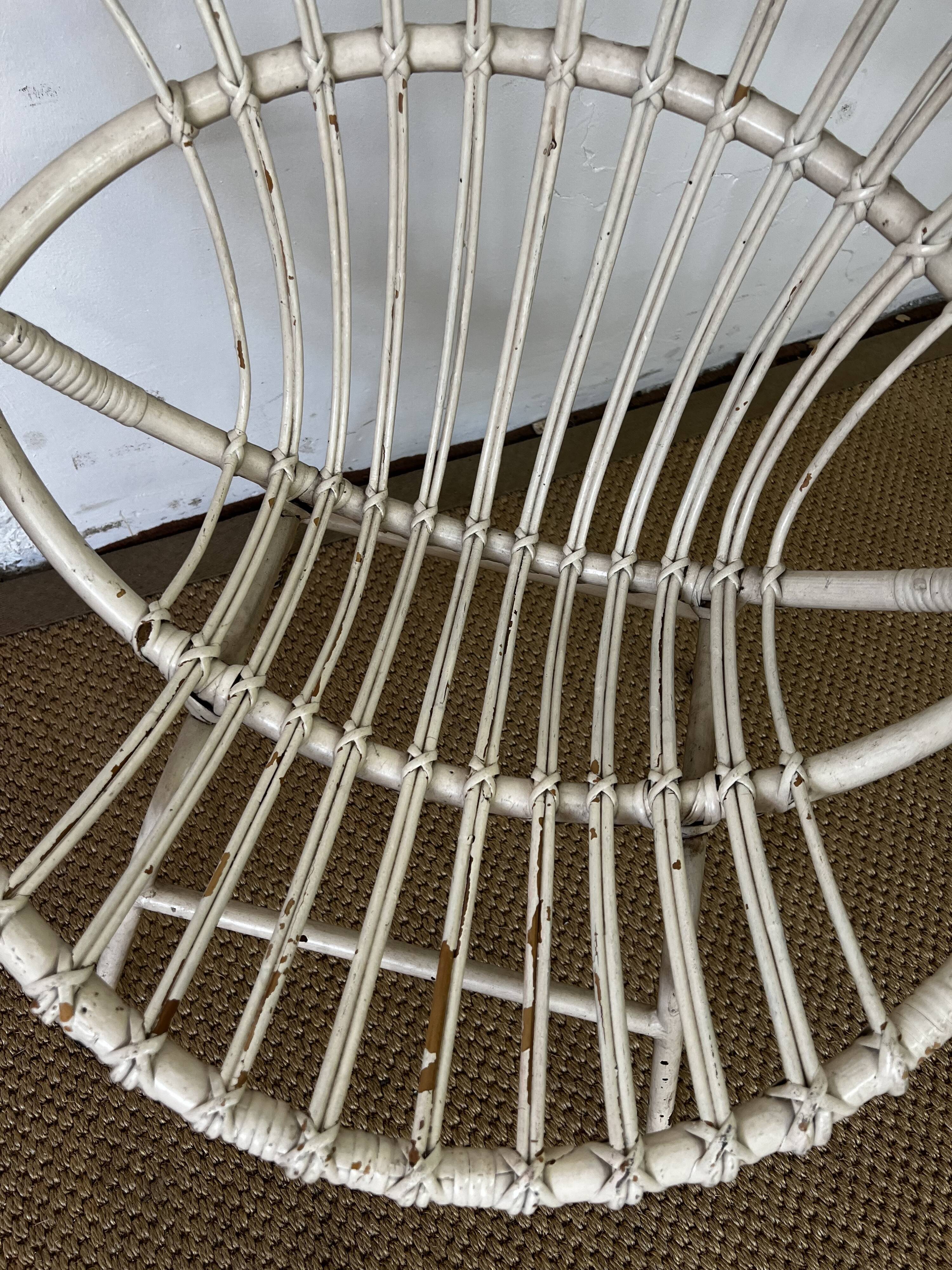 Rattan armchair child