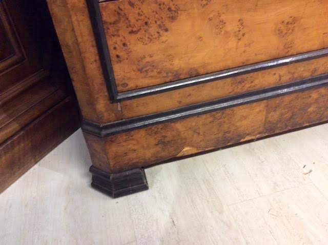 Chest of drawers 4 drawers with marble