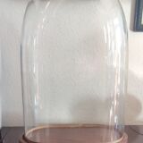 Old glass bell globe/19th century