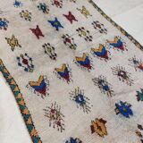 Handmade Moroccan Berber carpet 265 X 120 CM