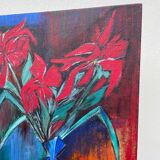 Bouquet de fleurs expressionniste