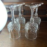 White wine glasses