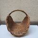 Old light wicker log basket