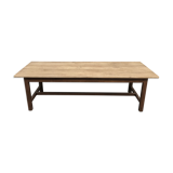 Old oak farm table industrial vintage early twentieth