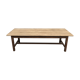Old oak farm table industrial vintage early twentieth