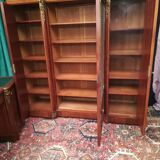 Louis XVI style bookcase in marquetry