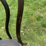 Set of 8 mismatched bistro chairs