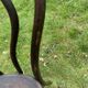 Set of 8 mismatched bistro chairs