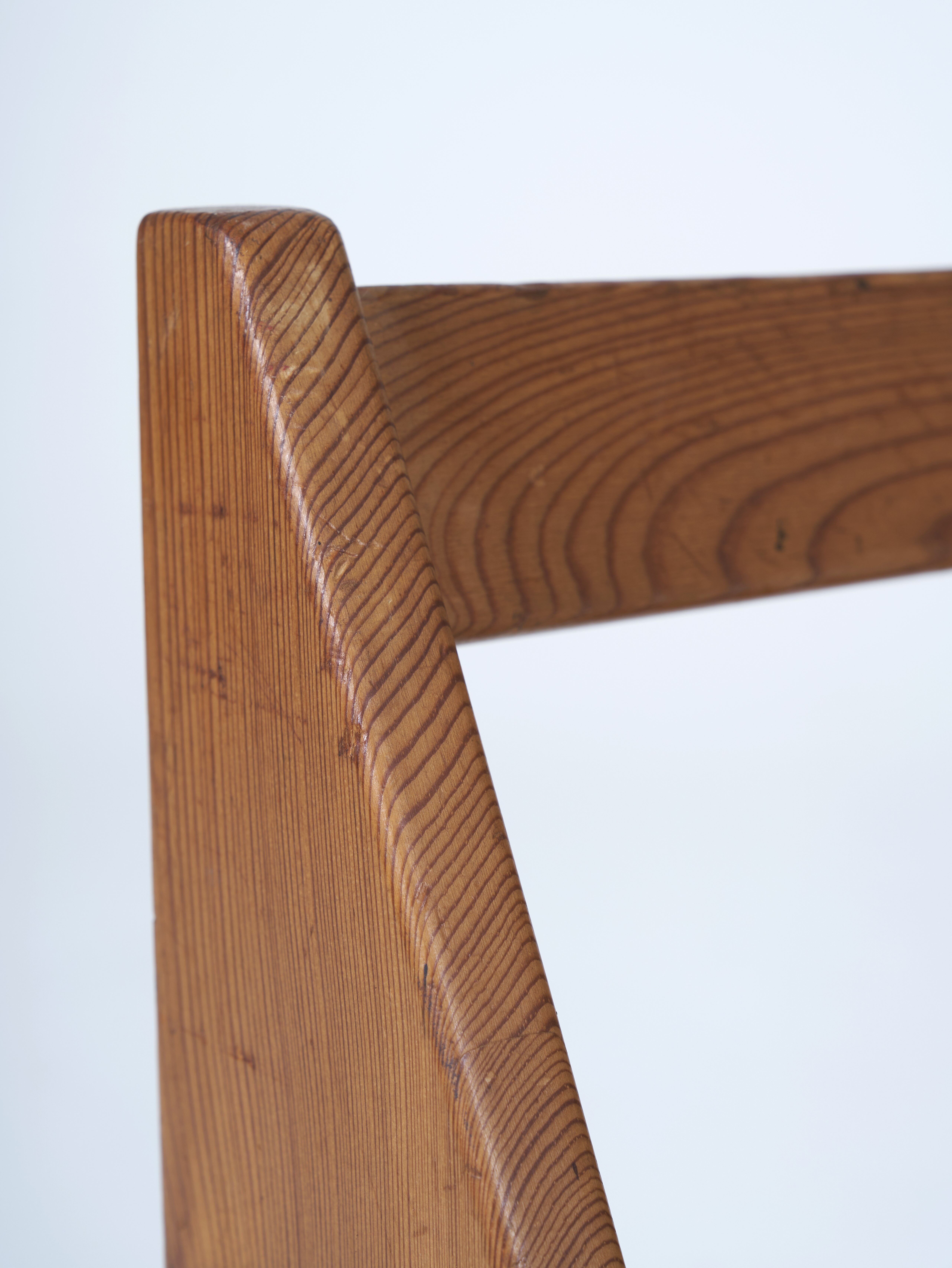 Pine stool Gilbert Marklund 1960s