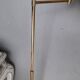 1980s gold metal lamppost