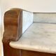 White marble vanity unit