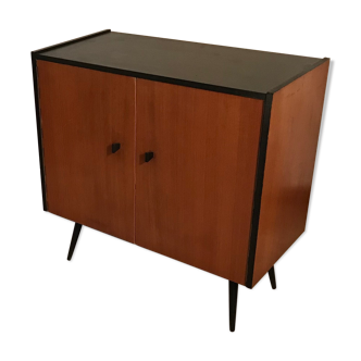 Vintage storage cabinet 1960-80's compass feet
