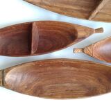 Set of wooden dishes Crafts of Africa, 20th