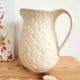 Large vintage slip carafe