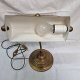 Brass notary and banker lamp