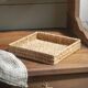 Flat rectangular basket "Corinne"