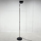 1970's Chrome & Marble Floor Lamp by Bruno Gecchelin for Guzzini, Italy