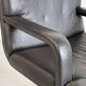 Leather armchair Mobilier International, 1970