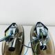 Pair of smoked glass and chrome wall lights from the 1970s.